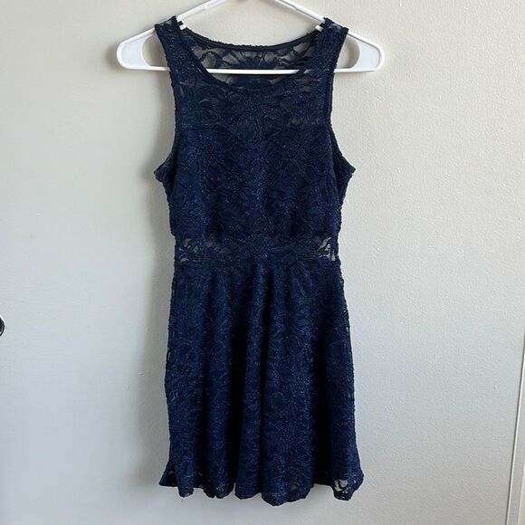 Semi-Formal Navy Blue Dress - Picture 1 of 6